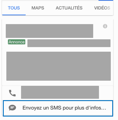 Extension SMS Google Ads -  DIGENCY